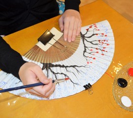Folding Fan Painting